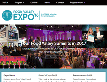 Tablet Screenshot of foodvalleyexpo.com